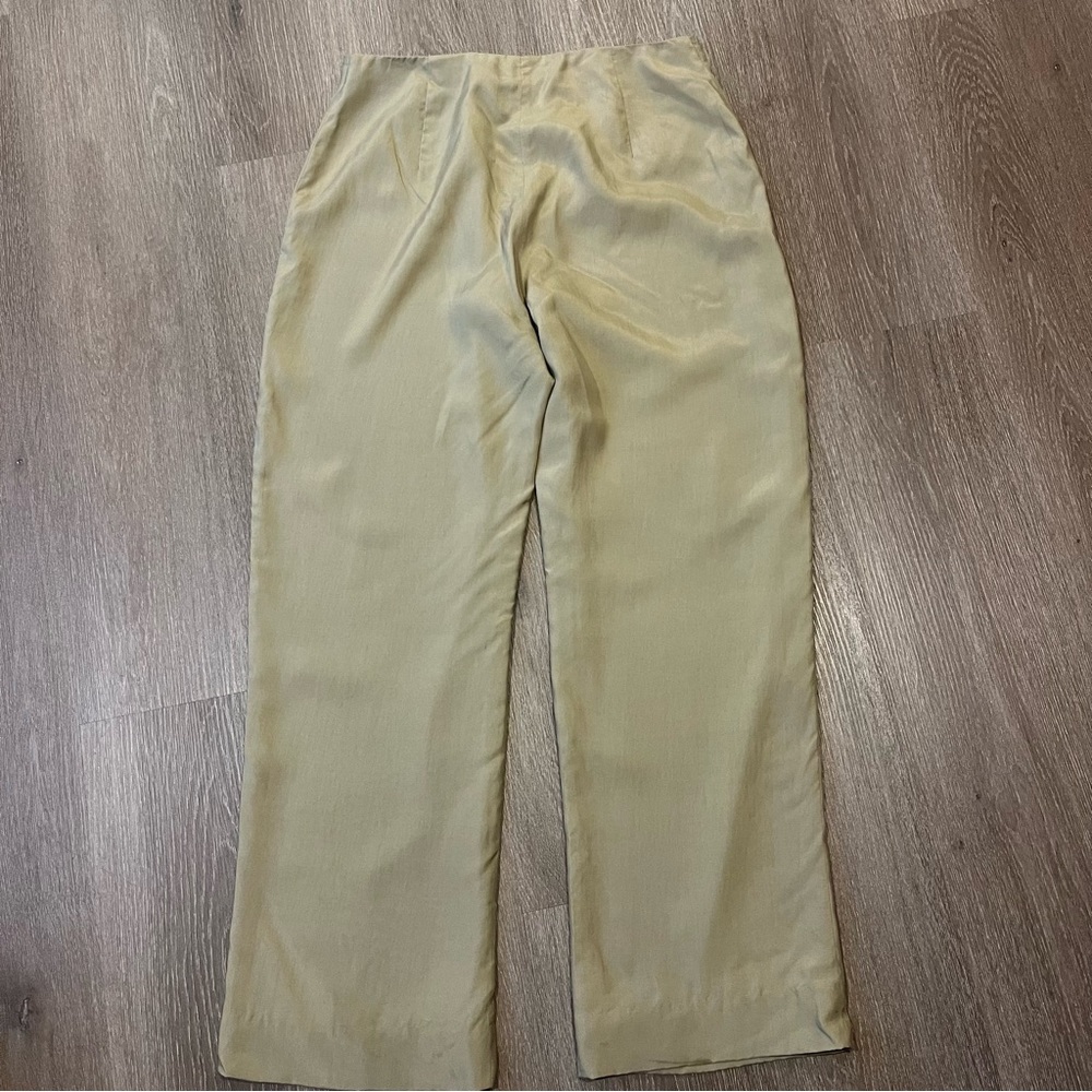 Giorgio Armani tan straight leg pants made in Italy - Picture 12 of 12